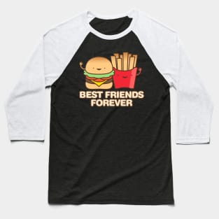 Hamburger Day Best Friends Forever Baseball T-Shirt